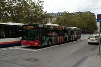 ESWE Verkehr MAN Lions City G Wagen 47 am 17.08.21 in Wiesbaden