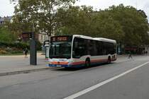 ESWE Verkehr Mercedes Benz Citaro 2 Wagen 20 am 17.08.21 in Wiesbaden