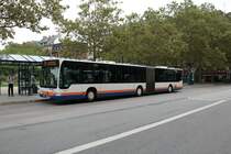 ESWE Verkehr Mercedes Benz Citaro 1 Facelift G Wagen 971 am 17.08.21 in Wiesbaden