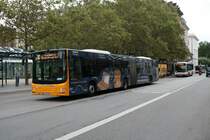 ESWE Verkehr MAN Lions City G Wagen 354 am 17.08.21 in Wiesbaden