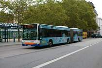 ESWE Verkehr Mercedes Benz Citaro 1 Facelift G Wagen 303 am 17.08.21 in Wiesbaden