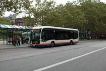 ESWE Verkehr Mercedes Benz eCitaro Wagen 149 am 17.08.21 in Wiesbaden