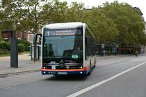 ESWE Verkehr Mercedes Benz eCitaro Wagen 159 am 17.08.21 in Wiesbaden