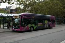 ESWE Verkehr Mercedes Benz eCitaro Wagen 100 am 17.08.21 in Wiesbaden