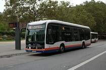 ESWE Verkehr Mercedes Benz eCitaro Wagen 157 am 17.08.21 in Wiesbaden