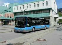 Bregenz - 23. August 2021 : ein Lion's City verlässt den Busbahnhof.