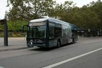 ESWE Verkehr Mercedes Benz eCitaro Wagen 105 am 17.08.21 in Wiesbaden
