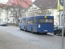 MAN Niederflurbus 1. Generation auf der Linie 804 am S-Bahnhof Oranienburg.
