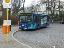 Mercedes-Benz O 530 I (Citaro) auf der Linie 809 nach Hennigsdorf Friedrich-Wolf-Stra�e am S-Bahnhof Hermsdorf.