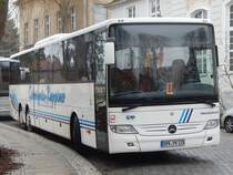 Mercedes Integro der Ostprignitz-Ruppiner Personenverkehrsgesellschaft in Neustrelitz am 18.12.2018