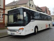 Setra 415 UL von Tonne aus Deutschland in Neustrelitz am 18.12.2018