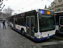 TPG - Mercedes Citaro Bus Nr.539 GE 960060 unterwegs auf der Linie 1 in Genf am 31.12.2008
