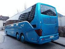 Setra 516 HD von Wricke Touristik aus Deutschland in Neubrandenburg am 30.12.2018