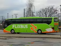 Setra 516 HD von Flixbus/Wricke Touristik aus Deutschland in Neubrandenburg am 30.12.2018