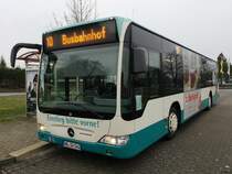 Mercedes Citaro II der Neubrandenburger Verkehrsbetriebe in Neubrandenburg am 30.12.2018