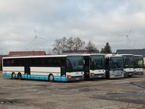 Setra 319 UL und Setra 315 UL und Iveceo Crossway der MVVG in Altentreptow am 30.12.2018