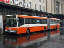 TPG - Mercedes O 405 G  Gelenkbus Nr.297 GE 96222 unterwegs in Genf am 31.12.2008