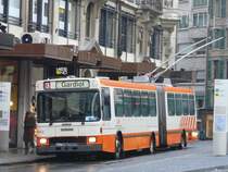TPG - NAW-Hess Trolleybus Nr.683 unterwegs auf der Linie 3 in Genf am 31.12.2008