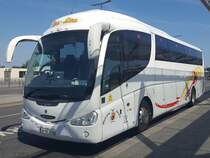 Scania Irizar von Bee Line Coaches aus Irland in Irland am 28.06.2018