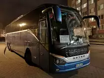 Setra 516 HD von Wricke Touristik aus Deutschland in Neubrandenburg am 01.01.2019