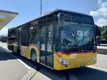 MB C2 hybrid '11606' vom PU SB-Trans, Sursee am 11.9.21 bei der Abfahrt beim Bahnhof Sursee.