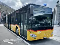 MB C2 G Nr. 22 '11604'  LU 15430  vom PU Bucheli Busbetriebe, Kriens am 11.9.21 beim Bahnhof Luzern.