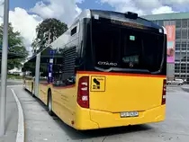 Heckansicht des MB C2 G Nr. 22 '11604' des PU Bucheli Busbetriebe, Kriens am 11.9.21 beim Bahnhof Luzern.