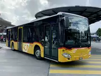 MB C2 '11029' vom PU Bucheli Busbetriebe, Kriens am 11.9.21 bei der Abfahrt in Luzern.