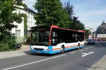Bus Eisenach / Bus Wartburgkreis: Mercedes-Benz Citaro C2 (EA-KV 26) vom Verkehrsunternehmen Wartburgmobil (VUW), aufgenommen im Juni 2021 im Stadtgebiet von Eisenach.