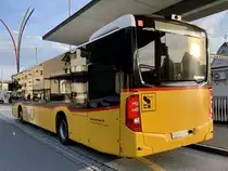 Heckansicht des MB C2 hybrid Nr. 32 '11236' vom PU Eurobus Häfliger, Sursee am 13.9.21 beim Bahnhof Sursee.