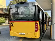 Heckansicht des MB C2 '10589' vom PU Eurobus Häfliger, Sursee am 13.9.21 beim Bahnhof Sursee.