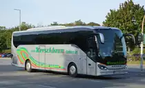 Ein SETRA S515 HD Reisebus der Fa. Kerschbaum-Reisen GmbH aus Österreich am 13.09.21 Berlin Marzahn. 