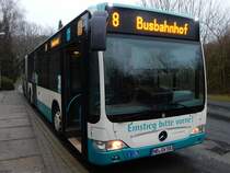 Mercedes Citaro II der Neubrandenburger Verkehrsbetriebe in Neubrandenburg am 12.01.2019