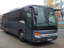 Setra 412 UL von Showservice International aus Deutschland in Neubrandenburg am 12.01.2019