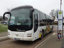 MAN Lion's Regio der VVR in Bergen am 20.01.2019