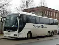 MAN Lion's Coach von Kollek Reisen aus Deutschland in Neubrandenburg am 20.01.2019
