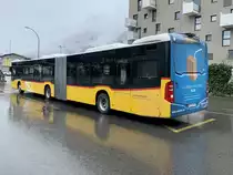 Heckansicht des MB C2 G '11587' vom PU Buchard, Leytron am 20.9.21 beim Bahnhof Martigny.