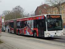 Mercedes Citaro II der VVR in Stralsund am 31.01.2019