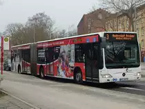 Mercedes Citaro II der VVR in Stralsund am 31.01.2019