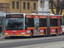 Mercedes Citaro II der VVR in Stralsund am 31.01.2019