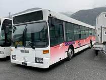 MB O 405 N ex BGU am 20.9.21 bei der Garage Buchard in Leytron abgestellt.