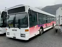 MB O 405 N ex BGU am 20.9.21 bei der Garage Buchard in Leytron abgestellt.