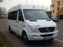 Mercedes Sprinter der VVR in Stralsund am 31.01.2019