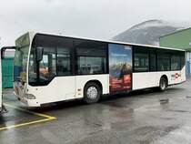 Ein MB Citaro am 20.9.21 bei der Garage Buchard Leytron.