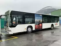 Ein MB Citaro am 20.9.21 bei der Garage Buchard Leytron.