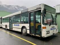 MB O 405 N ex Regiobus Gossau am 20.9.21 bei der Garage Buchard in Leytron.
