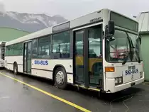 MB O 405 N ex Regiobus Gossau am 20.9.21 bei der Garage Buchard in Leytron.