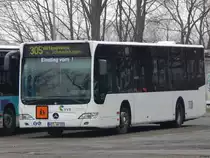 Mercedes Citaro II der VVR in Stralsund am 31.01.2019