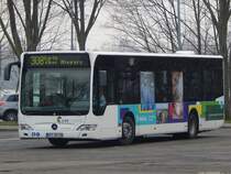 Mercedes Citaro II der VVR in Stralsund am 31.01.2019