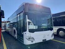 Fanrikneuer MB C2 G Ü hybrid '11740'  JU 36062  für die PostAuto Regie Delemont am 24.9.21 bei Interbus Kerzers.